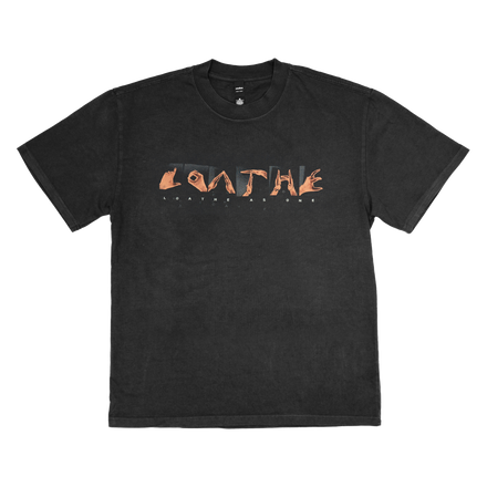 HANDS STONE WASH BLACK T-SHIRT